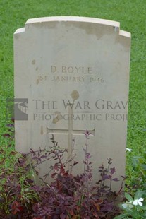 TRINCOMALEE WAR CEMETERY - BOYLE, D